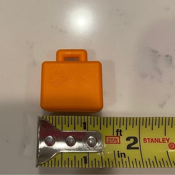Lego Duplo ORANGE SUITCASE CASE BRIEFCASE Home Office Luggage Airport - Picture 15 of 16